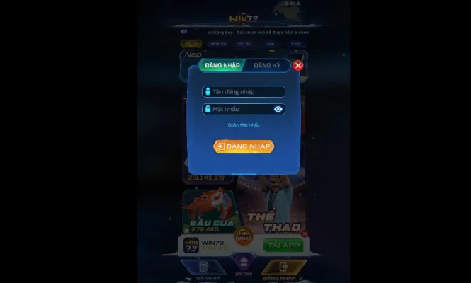 luu y dang nhap win79