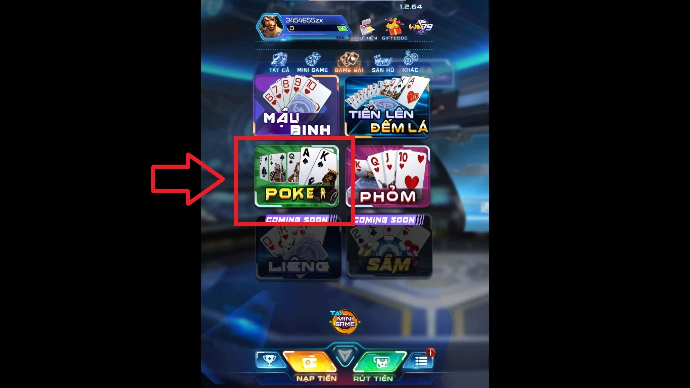 game poker tren win79