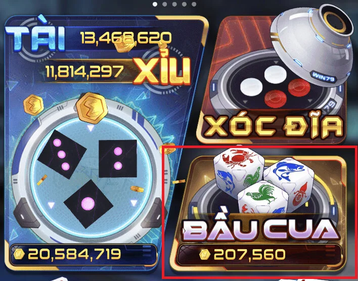 giao dien bau cua tren win79