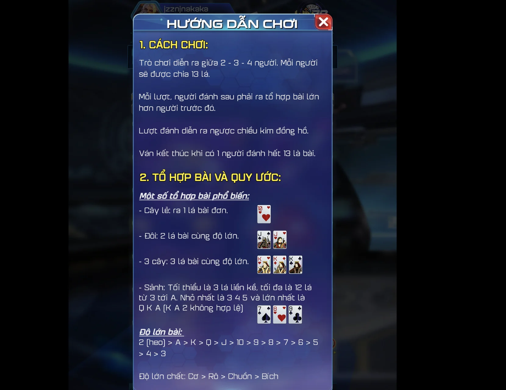 luat choi tien len dem la luat choi tien len dem la