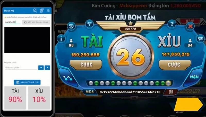 thong tin ve tool hack tai xiu online win79